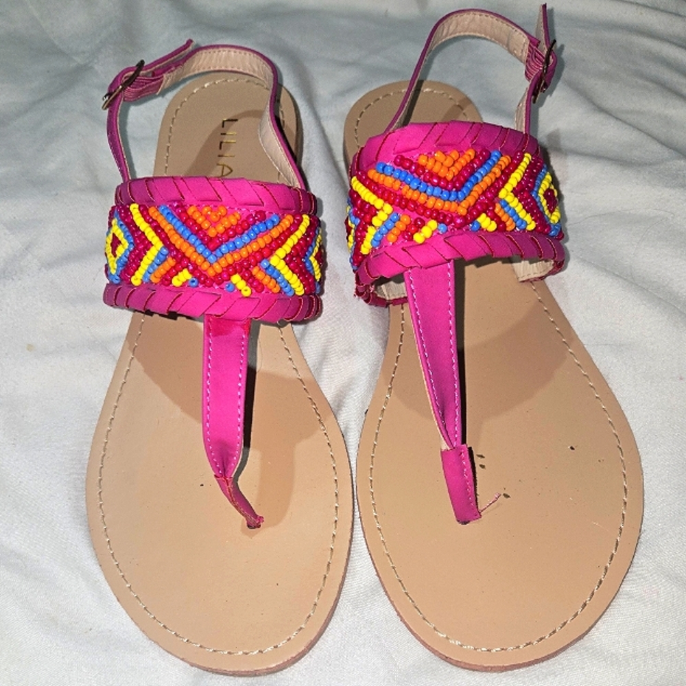 Liliana Beaded Sandles sz 81/2